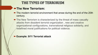 Terrorism Example Terrorism | PPTX