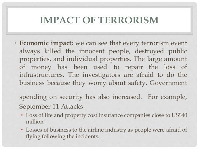 causes and effects of terrorism essay