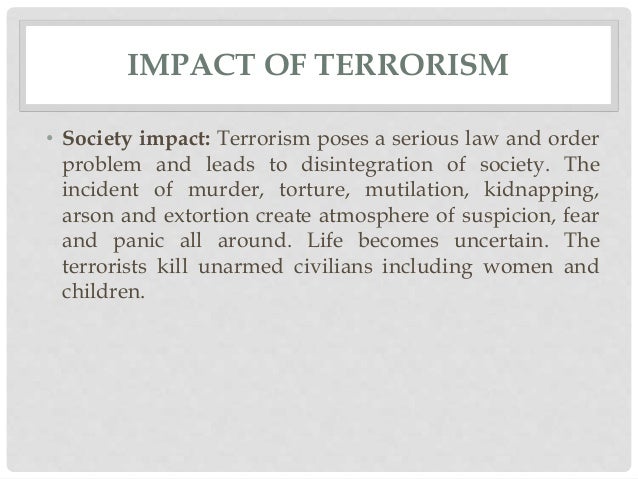 effects of terrorism