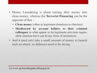 Terrorism financing