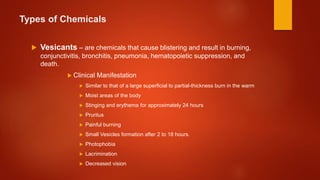 Vesicant Examples Terrorism, mass casualty,and disaster nursing | PPTX