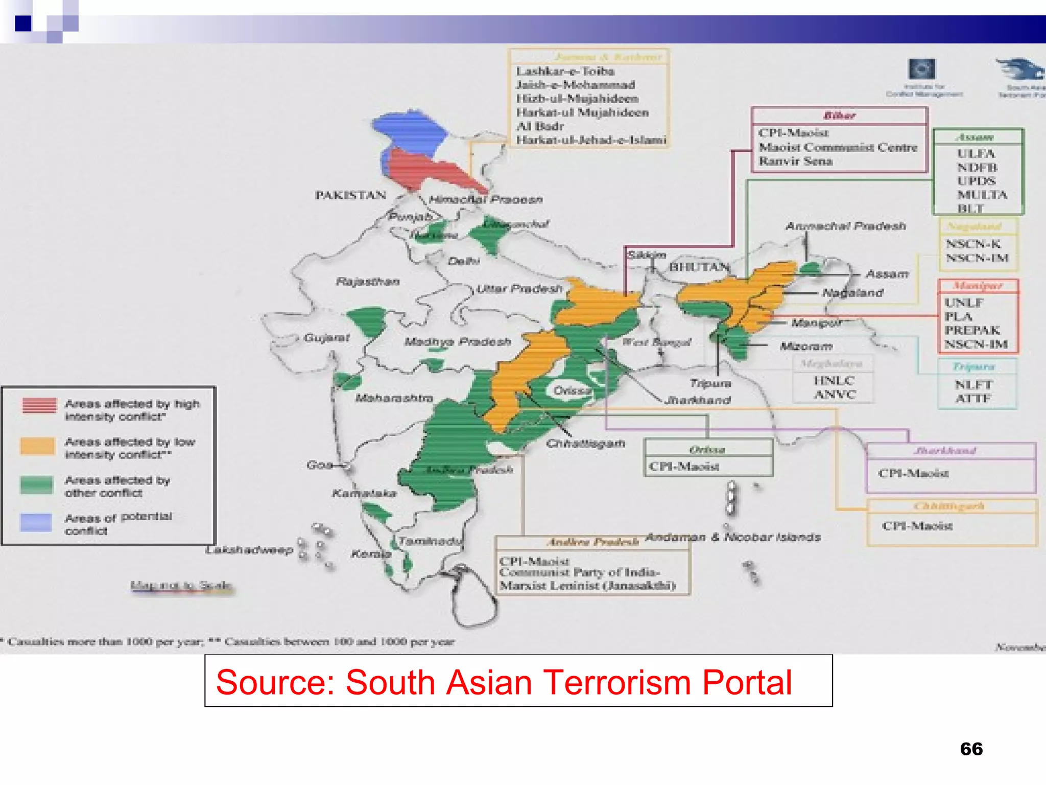 Source: South Asian Terrorism Portal
                                       66
 