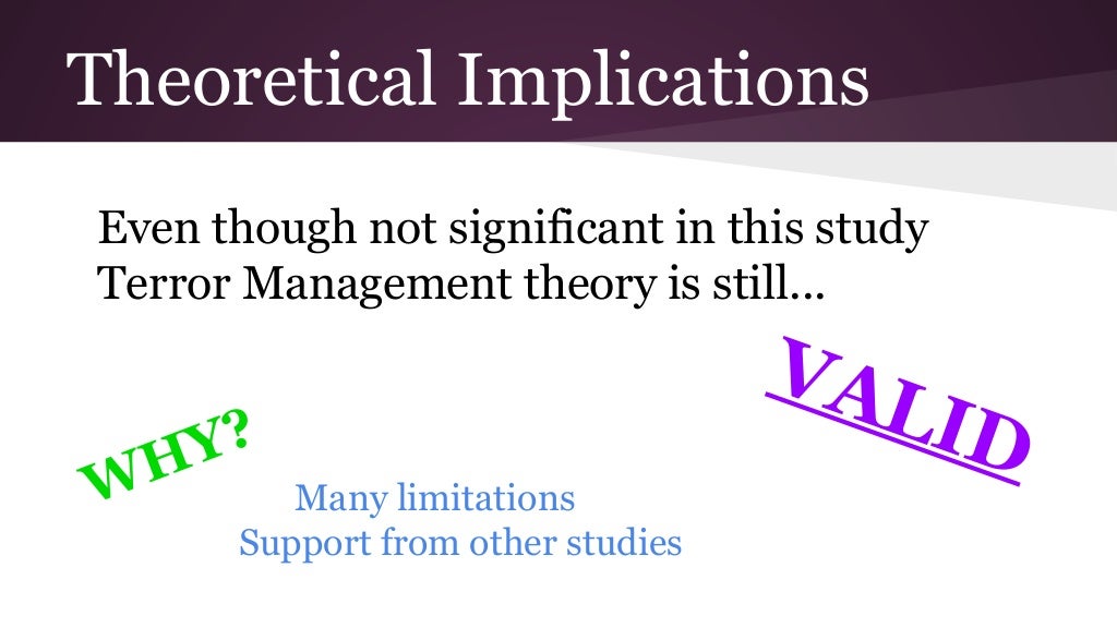 Terror Management Theory Ppt