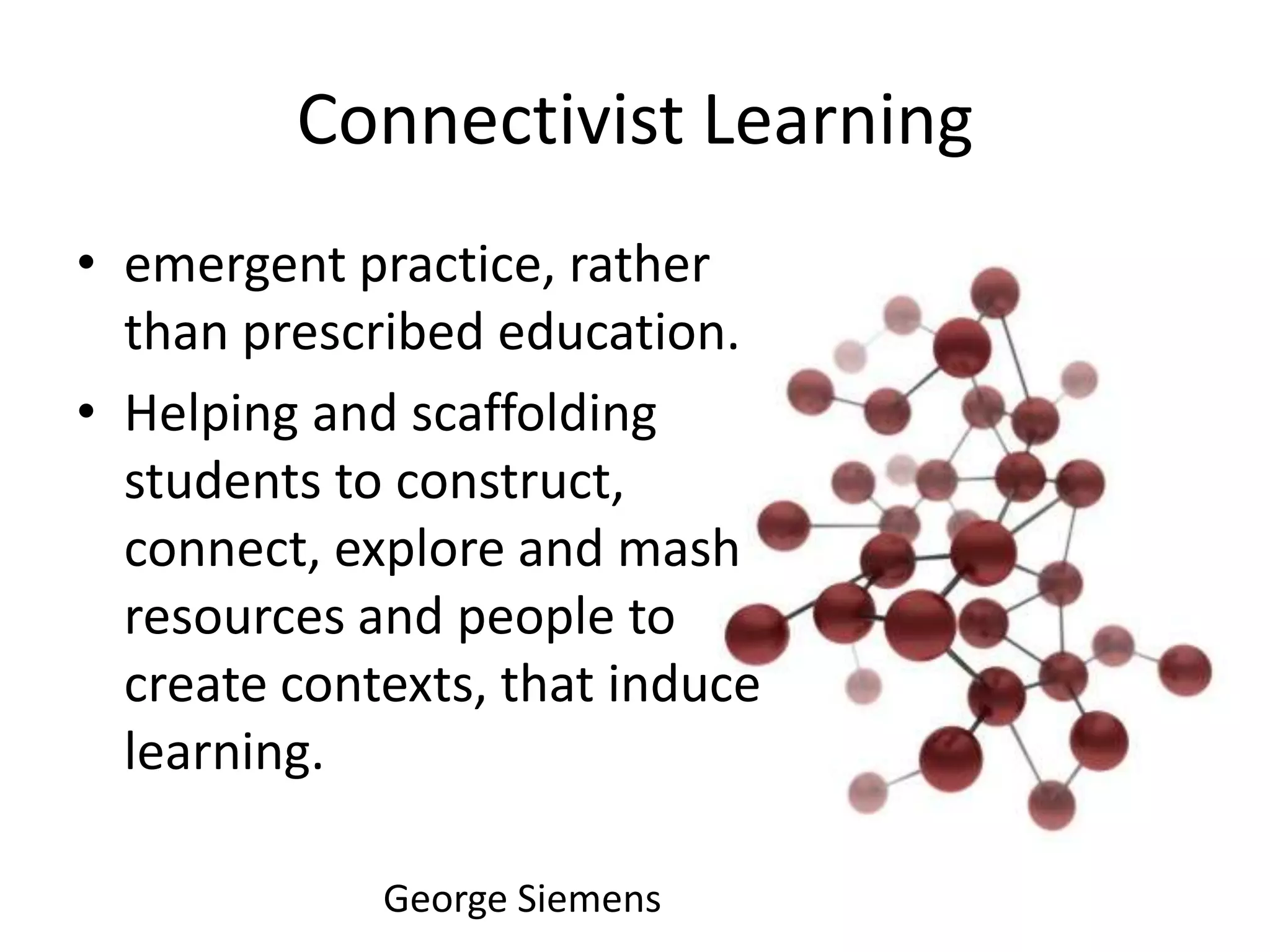 Communities of Practice NetworksDistributedShare common interestSelf organizinglooser aggregation defined by a range of loose and tight links No expectation of meeting or even knowing all members of the NetworkLittle expectation of reciprocityContribute for social capital, altruism and a sense of improving the world/practice  through contribution(Brown and Duguid, 2001)