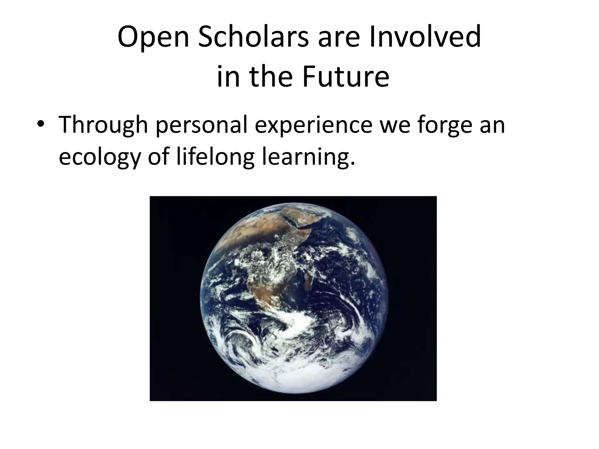 Open Scholars Teach Open CoursesGeorge Siemens & Stephen DownesIntroduction au technologieémergentesDave CormierAlec CuorosOpen Access Course: Social Media &                       Open Education (Fall 2009) 