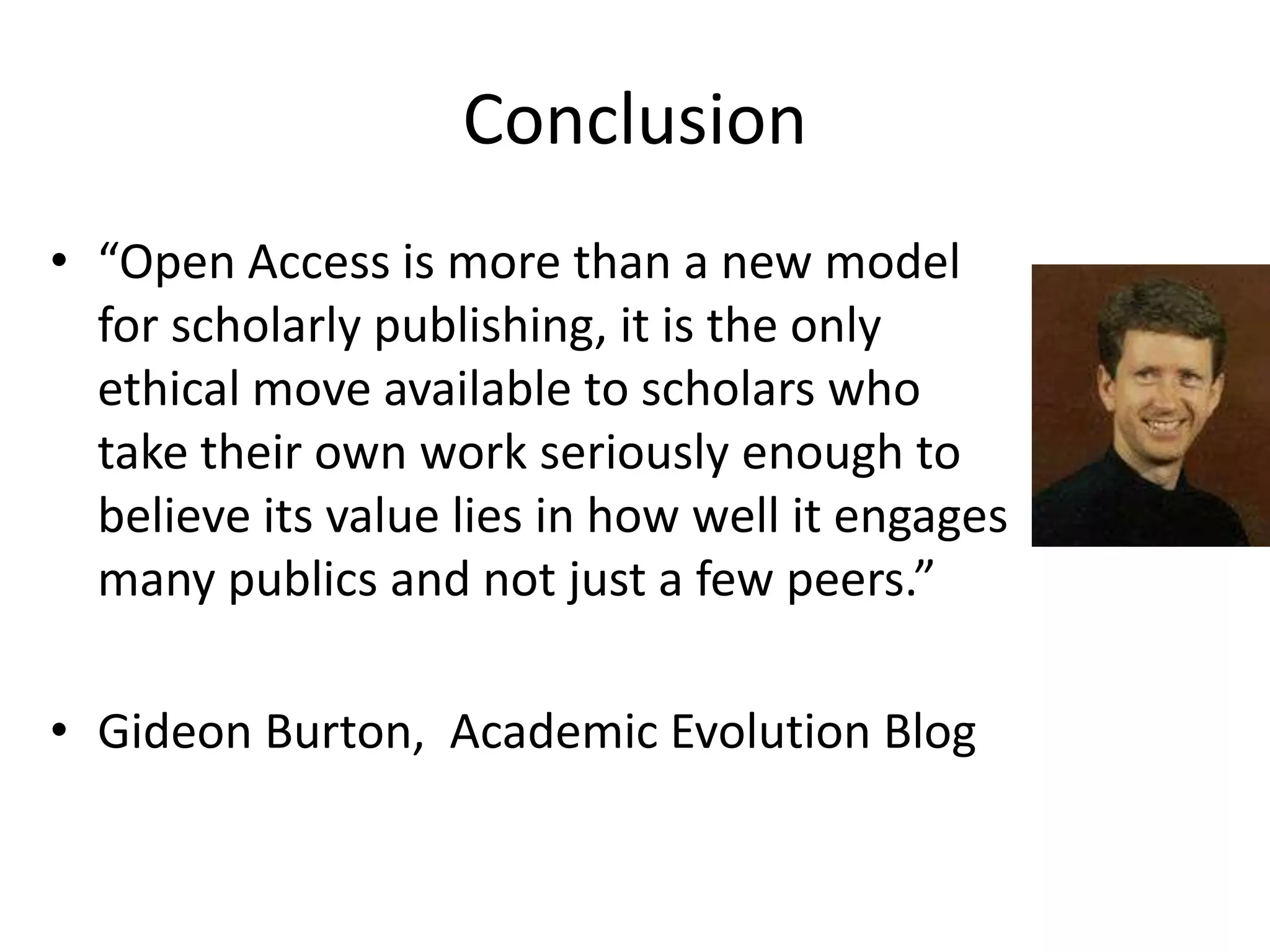 Open Scholars Research Openness