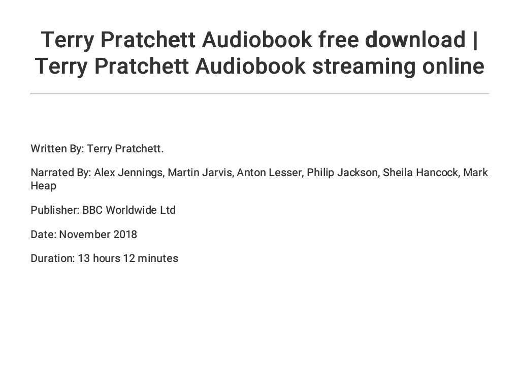 download terry pratchett audiobook full download terry pratchett audiobook full