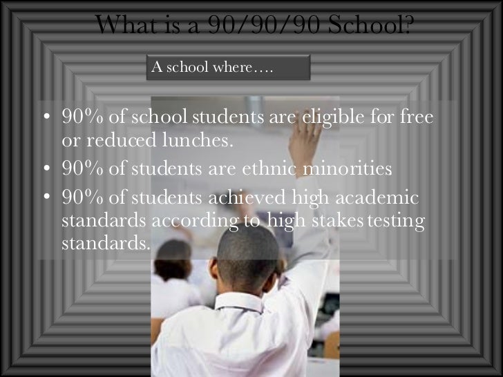Elements of a 90/90/90 School