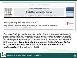 CIFOR/FTA and the CBD