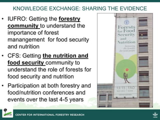 CIFOR/FTA and the CBD