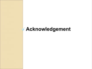 Acknowledgement
 