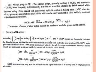 • Nature of N-atom :
 