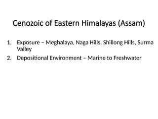 Tertiary and Quaternary Rocks of India.pptx