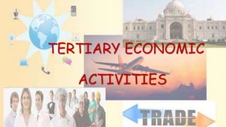 TERTIARY ECONOMIC
ACTIVITIES
 