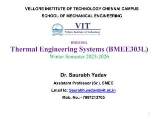 TES-Module-1.pdf, it Thermal Engineering Systems | PDF