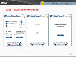CASE – TALKING PHONE BOOK PÁGINAS AMARELAS 