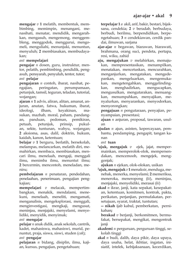 Tesaurus indonesia PDF