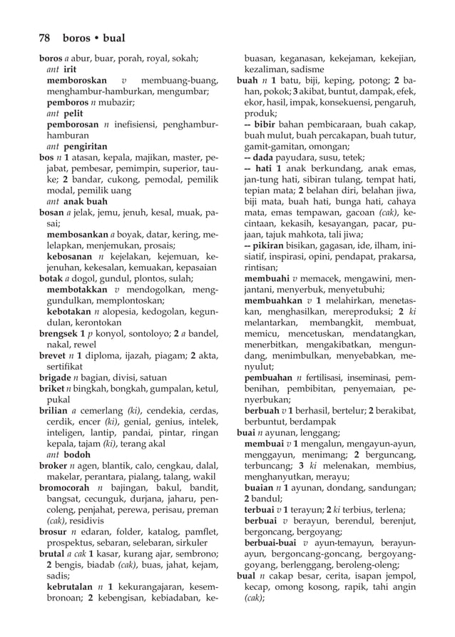 Tesaurus indonesia PDF