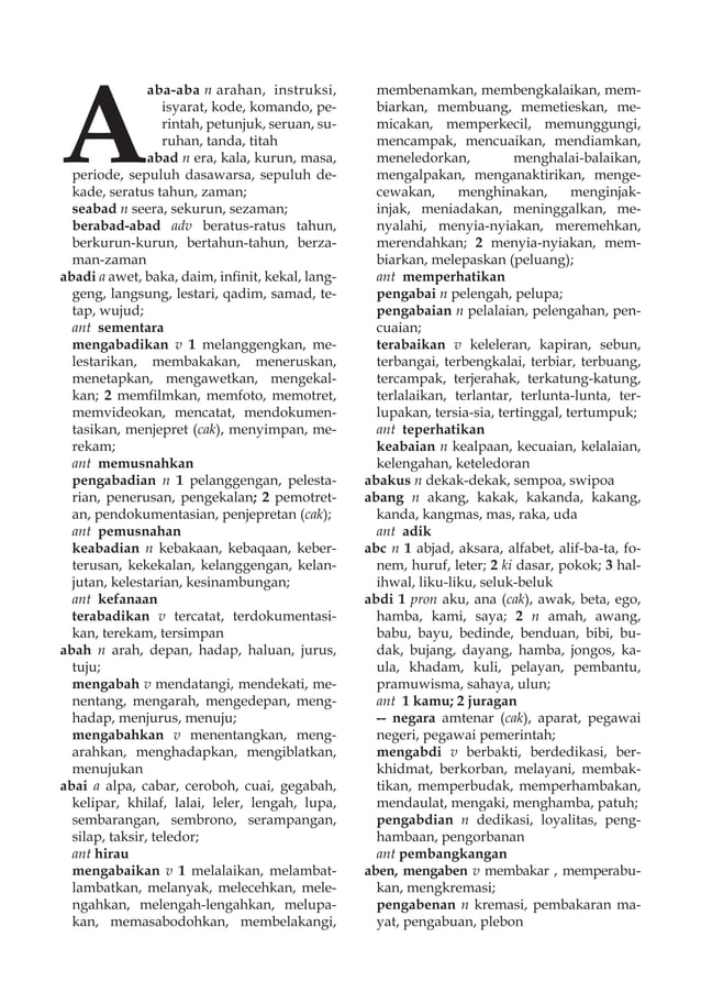 Tesaurus indonesia PDF