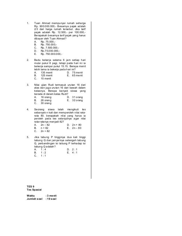 Tes Bakat Skolastik 3