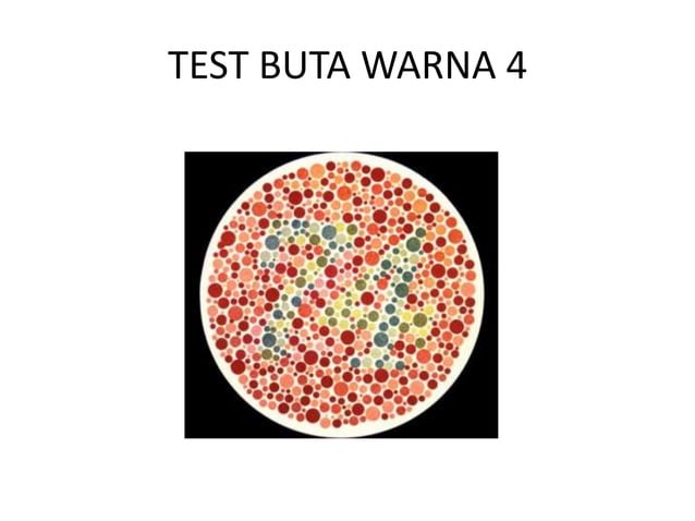 Tes buta warna 1 | PPTX