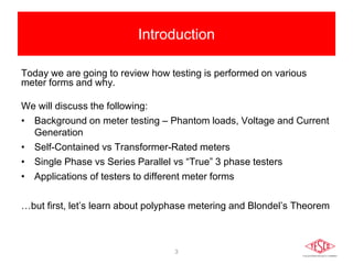 TESCO Tuesday: Metering Testing by Form | PDF