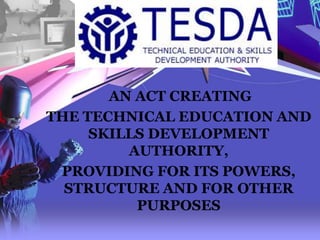Tesda Project Tesda | PPTX