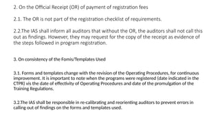 Comprehensive Work Instructions for TESDA TVET Program Registration and ...