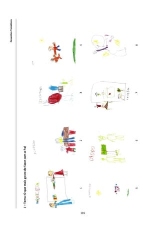 ĞƐĞŶŚŽƐ dĞŵĄƚŝĐŽƐ




      : ʹ dĞŵĂ͗ K ƋƵĞ ŵĂŝƐ ŐŽƐƚŽ ĚĞ ĨĂǌĞƌ ĐŽŵ Ž WĂŝ




                   ϭ                                  Ϯ   ϯ   ϰ




ϭϲϱ
                   ϱ                                  ϲ   ϳ   ϴ
 