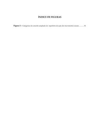 ÍNDICE DE FIGURAS

Figura 1 – Categorias do conceito ampliado de repertório de ação dos movimentos sociais............. 81

 