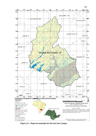 108




Figura 4.2 - Mapa do município de São José dos Campos
 