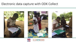 Electronic data capture with ODK Collect
 