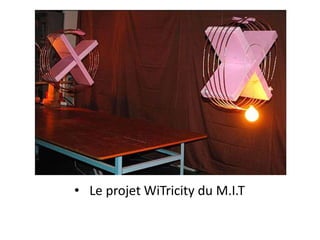 Le projet WiTricity du M.I.T
