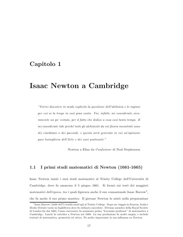 Leibniz e Newton: la disputa sul calcolo infinitesimale, di Pasquale