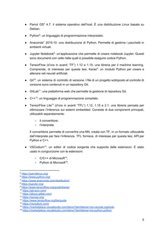 Sperimentazione di Tecnologie di Deep Learning su Sistemi Embedded | PDF