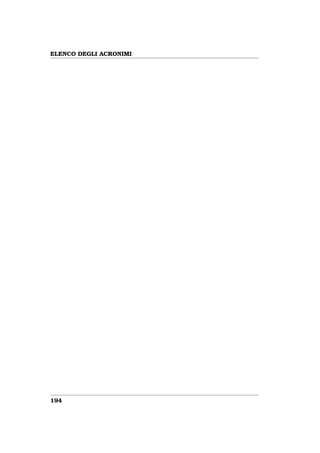 ELENCO DEGLI ACRONIMI




194
 