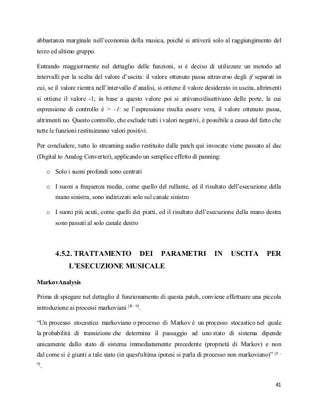 Thesis in italian