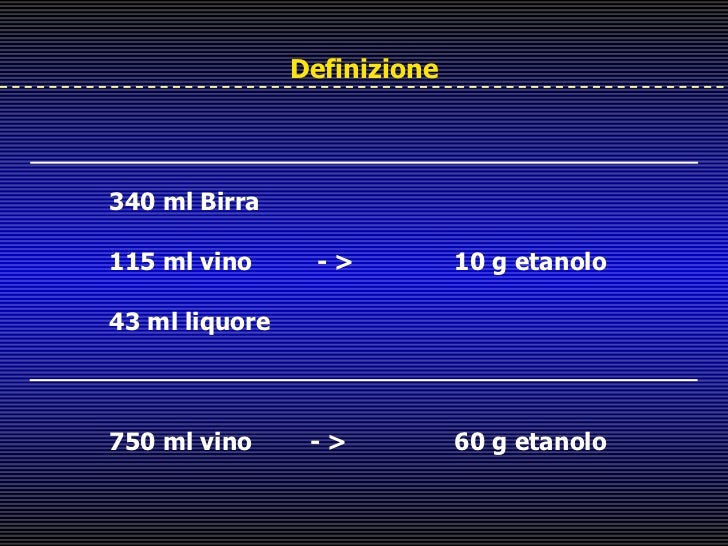 La codificazione di garanzia da alcool