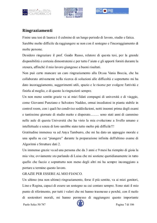 Ringraziamenti Tesi Di Laurea Relatore Ringraziamenti Tesi Di Laurea Relatore