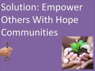 Solution: Empower Others With Hope CommunitiesLearn How To Brand YourselfSolution: Empower Others With Hope Communities