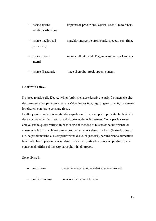 Tesi di laurea stock options