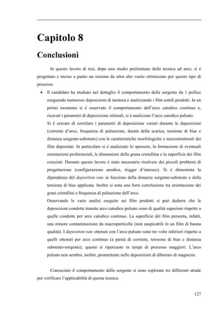 Taratura ed ottimizzazione della sorgente per arco 
80 
1000 Hz (111) 
1000 Hz (200) 
700 Hz (111) 
700 Hz (200) 
20 30 40...