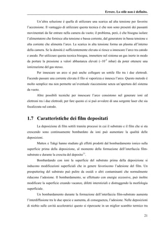 dato dal rapporto tra atomi termicamente evaporati ed elettroni emessi per 
effetto termoionico. Questo parametro dipende ...
