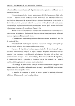 La tecnica di deposizione ad arco: analisi della letteratura 
12 
Figura 1.5: 



	
 