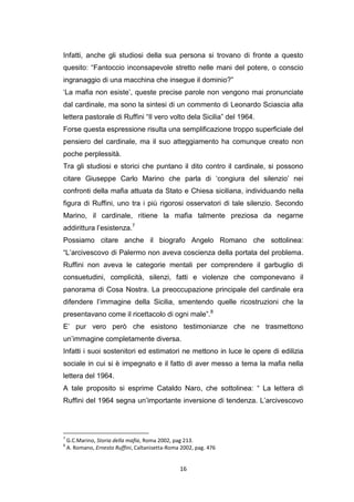 Tesi la chiesa di fronte alla mafia 1945 2000 | PDF