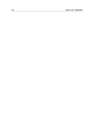 64 LIST OF TABLES 
 