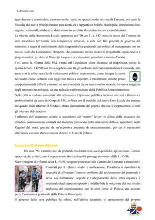 La Polizia Locale