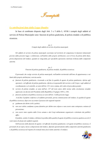 La Polizia Locale