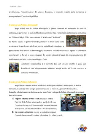La Polizia Locale