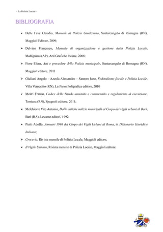 La Polizia Locale
